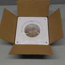 Dryer Vent Connector Kit, Dryer Vent Wall Plate with Quick Connect & Disconnect, Twist Lock Dryer Duct Connector Kit Fits 4 Inch Tubes, Covers Area 7 Inch x 7 Inch, for Dryer Washer Bathroom (No hoses)