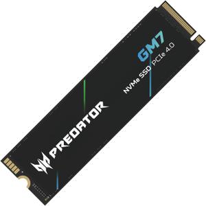 Acer Predator GM7 1TB SSD: M.2 2280 PCIe Gen 4 x4 NVMe 2.0, Read Speed Up to 7400 MB/s, Internal PC Solid State Drive for Laptop, Desktop and PS5 - BL.9BWWR.118