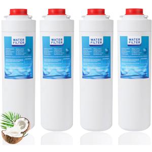 Water Filter Compatible with 51300C Bottle Stations Filter Compatible with ERF750Compatible with EWF3000 (No Chip 4-Pack