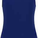 Girls One Piece Swimsuits, Toddler Girls Swimweargirls Bathing Suits, Cute Summer Beach Pool Outfit 3-12 Years (US, Age, 6 Years, Blue) (Purple)