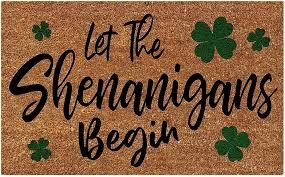 Extra Large Door Mat, Irish Day Floor Mats Holiday Mats Welcome Door Mats Polyester Door Mats Extra Soft Blanket