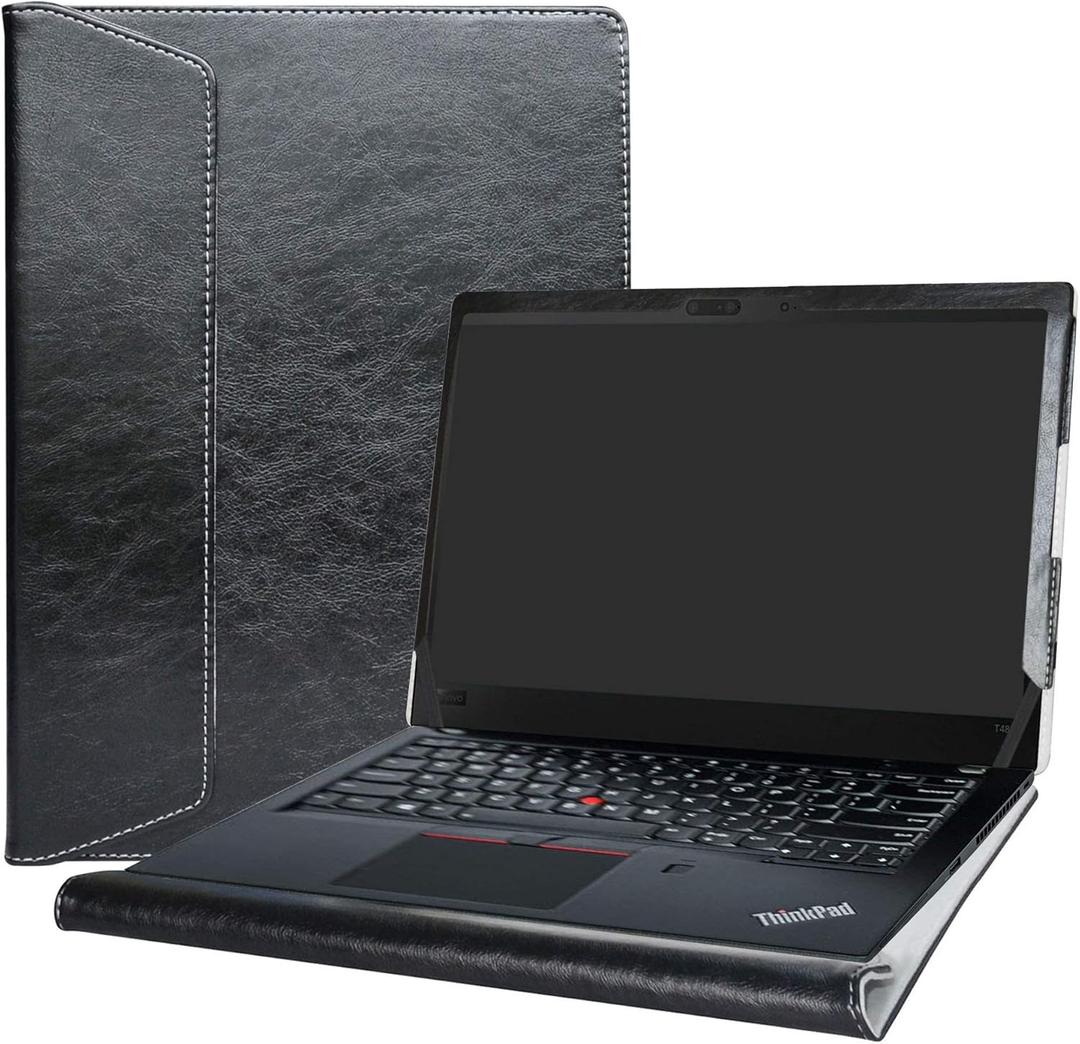 Alapmk Protective Case for Lenovo ThinkPad T14s/T490s Laptop, 14 Inch, Black