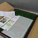 Dog Grass Pet Loo Indoor/Outdoor Portable Potty, Dog Litter Box, Artificial Grass Patch Bathroom Mat and Washable Pee Pad for Puppy Training, Full System with Trays (Pet Training Tray, 20"x16")