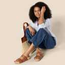 Amazon Essentials Women's Cork Sandals (8, Tan)