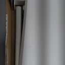 DUMOS Small Standing Desk Mobile Portable Rolling Laptop PC Table on Wheels Adjustable Height Computer Workstation for Home Office, 19 Inch, Modern White