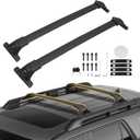 Powerty 300LBS Roof Rack Cross Bars for 2023-2026 Honda Pilot Sport/TrailSport/Touring/Elite with Raised Side Rails, Heavy Duty Aluminum Roof Rails Crossbars Luggage Racks (Not for LX & EX-L)