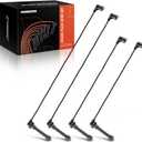 A-Premium Ignition Spark Plug Wires Set of 4 Compatible with Acura CL 1997-1999 EL & Honda Accord 1994-2002, Civic 1992-2000, Odyssey & Isuzu Oasis