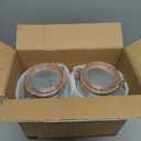 kitchentoolz 1 Gallon Glass Mason Storage Jars with Airtight Lids & Measurment Marks, Super Wide Mouth Canning Jars with Large Capacity for Pickles, Water Glassing & Overnight Oats - 2 Pack