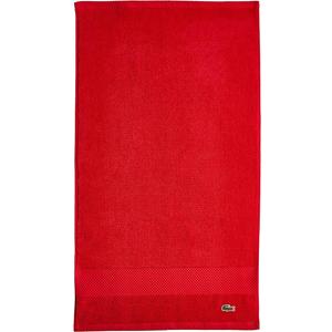 Lacoste Heritage Anti-Microbial Supima Cotton Hand Towel, Magenta, 16" x 30"  Absorbent & Quick Drying, Premium Super Soft Bath Towel, Bathroom Essential, Gift for All Occasions, Machine Washable