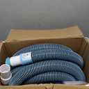 POOLWHALE Professional 1-1/2-Inch x 24-Feet Swimming Pool Vacuum Hoses with Swivel Cuff and Triangular Weighted Flex Vacuum Head,Perfect for Above Ground and Small Inground Pools