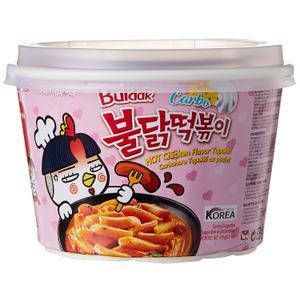 Spicy Chicken Topokki Carbonara Bowl by Samyang Best By: Nov. 16, 2025