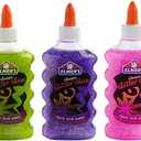 Elmer's Liquid Glitter Glue, Great For Making Slime, Washable, Assorted Colors, 6 Ounces Each, 3 Count
