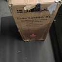 Mueller Janska M-Resin Heavy Duty Tall Planter, Indoor/Outdoor Grande Plant, Tree, Flower Pot, 2-Piece Set, 24, Modern Design, Built-in Drainage, Dark Gray (24 x 11.5")