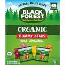 Black Forest Organic Gummy Bears Candy, 0.8 Ounce Pouches (65 Count) (EXP 10/20/26)