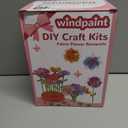 windpaint Fabric Flower Bouquets Toys, Christmas Gifts DIY Craft Kits Toys for Kids, Arts & Crafts for Girls 3 4 5 6 7 8 9 10 Years Old Toddler, Educational Learning Preschool Birthday Gifts(Purple)