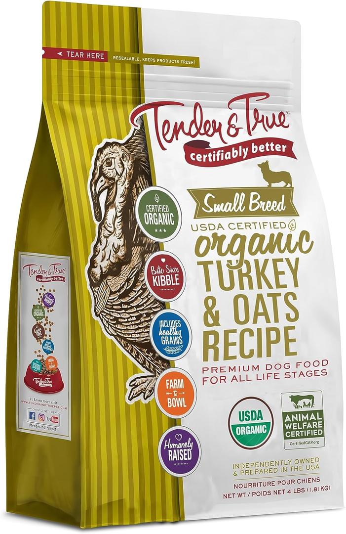 Small Breed Organic Turkey & Oats (EXP 04/11/26)