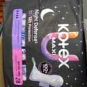 Kotex Overnight Maxi Pads with Wings, Extra Heavy Absorbency, 84 Count (3 Packs of 28)