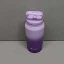 64oz Insulated Water Bottle, Half Gallon Stainless Steel Vacuum Tumbler with Flip Straw Lid and Top Handle, Keeps Drinks Cold/Hot, Wide Mouth, Leak Proof, BPA-free, Non-slip Base (Purple Grad)
