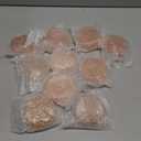 Pack of 10 Flat Oval Massage Stones, Pink Crystal Hand-Carved Stone for Massage Therapy, Deodorant and Salt and Sugar Scrubs, Spa Himalayan Salt Rocks