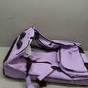 Mavii Dance Bag with Garment Rack, 28 Inch Rolling Duffel, Ideal for Competitions & Travel, Water-resistant/Wipe-clean Fabric, Lightweight Aluminum Rack, Wheeled Upright Luggage, Lavender