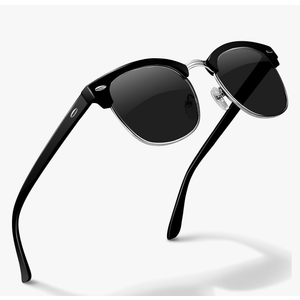 livho Rimless Trendy Polarized Sunglasses Men Women, Retro Sun Glasses for Men Women 2025, Semi Rimless UV Protection Shades