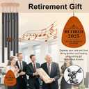 Retirement Gift for Woman Men Coworker Teacher Nurses Friends Mom Dad Grandma Grandpa Retirees, Coworkers Farewell Going Away Gift, 32" Wind Chimes Retirement Decorations