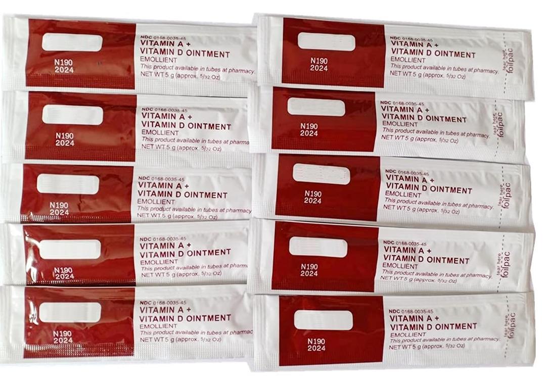 W.W.W Latest Date 200 Packets Microblading Permanent Aftercare Healing Ointment,Tattoo Cream Vitamin A and D Anti Scar Scald Repair Gel,for Body Art Makeup Eyebrow Supplies;