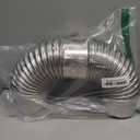 4 Inch 90 Degree Galvanized Dryer Elbow Vent Tube Connector Dryer Vent Elbow Connector Dryer for 4" HVAC Duct Ducting Pipe Hose Ductwork (2 Pcs)