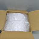 Upassion 100 Pieces White Plastic Plates - 7.5 inch White Dinner Disposable Plates - Premium Hard Disposable Dinner Plates - Party Supplies for Birthdays, Celebrations, Wedding and Events
