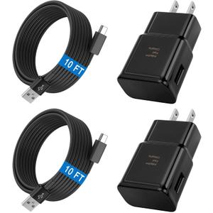 Phone Charger Android Type C 10 FT USB to USB C Charging Cable Fast Charger for Samsung Galaxy S10/S10e/S10+/S9/S9+/S8/S8+/S23/S22/S21 Ultra/S20//S25/S26/S24/Note 20/Note 10/Note 9/Note 8