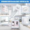Upgraded DA97-14474C DA97-14474A Refrigerator Ice Bucket Bin Compatible with Samsung Ice Maker Replacement DA97-12604D Ice Container Assembly, RF28HMEDBSR RF28HFEDBSR RF263TEAESR Refrigerator Ice Tray