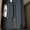 SwissGear Sion Softside Expandable Luggage, Black, Checked-Large 29-Inch