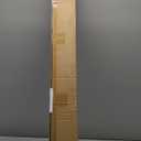 Long Tension Curtain Rod 51-128 In (4-10Ft), Heavy Duty Tension Rod for Window, Outdoor Curtain Rod for Patio, Shower Curtain Rod No Drilling for Bathroom Renter Friendly Curtain Pole, Black