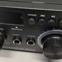 AK45 Stereo Home Audio Amplifier, 5.0 Mini Bluetooth Receiver, 300W *2 Blutooth HiFi Stereo Power Amplifier 2.0 Channel RMS 40W x 2 Home Stereo System with Remote Control Amp W/MIC,USB, RCA,FM Radio