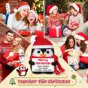 2 x Funny Christmas Positive Crochet Penguin, Christams Holiday Gifts for Women Men Wife Husband Mom Dad Daughter, Small Stocking Stuffers Gifts for Boyfriend Girlfriend Couples Teen, Emotional Cute Decor