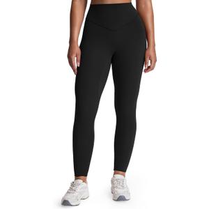 Aoxjox High Waisted Workout Metamorph Breeze Leggings for Women Tummy Control Buttery Soft Yoga Pants 26" (Black, Medium)