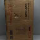 Merax Corner Storage Cabinet with Door and Adjustable Shelf, Small Floor Cupboard Organizer for Kitchen, Living Room or Bathroom, Grey