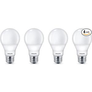 PHILLIPS LED 60W A19 DL 4Pk Basic