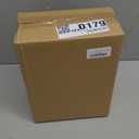 Sealegend Magnetic Lint Bin for Laundry Room with Dryer Lint Brush, Wall Mounted Metal Trash Can with Lid for Dryer, Space-Saving Laundry Organization and Storage, White