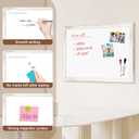 DOLLAR BOSS Magnetic Whiteboard, 36" x 24" Vintage White