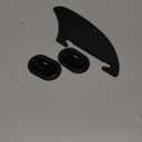 Headerbs Kayak Skeg Tracking Fin, Inflatable Kayak Replacement Fin, Kayak Skeg Tracking Fin Integral Fin Mounting Points Black Watershed