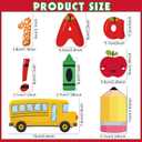 Kosiz 118 ft School Themed Bulletin Board Border Classroom Decoration Set, Small