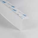 ZSTARR Blackout Light Blockers Side Tracks Custom PVC Light Blockers for Window Shades and Blinds Side Tracks for Blackout Shades Light Blocking Strips for Bedroom (Sample 5.9'' 1pcs)