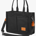 Canvas Tote Bag for Women, Large Laptop Travel Tote Handbag Totes with Crossbody Shoulder Teachers Reusable Grocery Bags