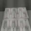 Champagne Glasses, Set of 12 Champagne Flutes with Unique Shape, Long stem Sparkling Wine glasses for Party, Restaurant, Bar, Wine Toasting, Clear