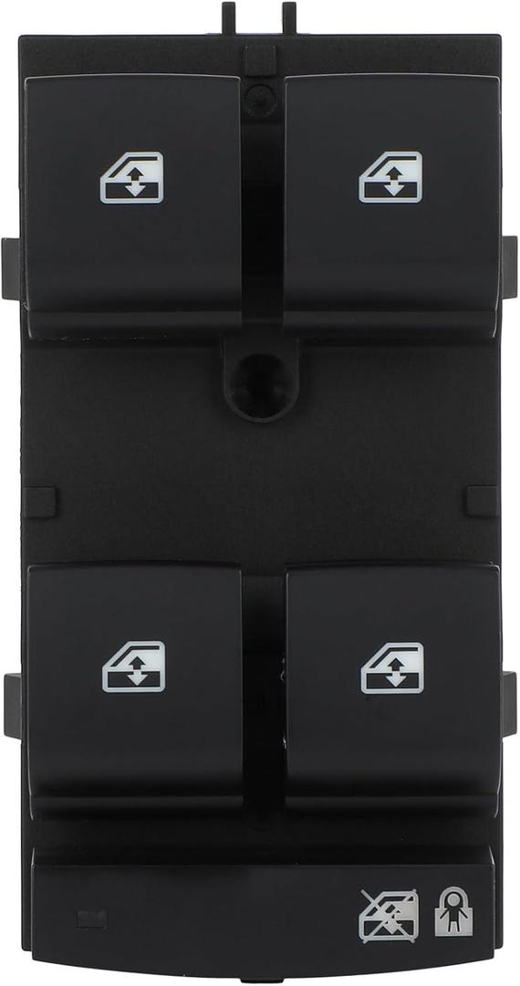 cciyu Master Power Window Switch 20830824 25964261 Front Left Driver Side Window Control Switch Fit 2010-2016 for Buick Lacrosse, 2011-2012 for Buick Regal, 2012-2017 for Buick Verano
