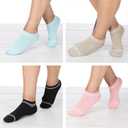 HOT FEET Thin Ankle Socks for Women & Girls Fun & Cute Low Cut No Show Socks, Stocking Stuffers, 6, 8, 18 PK Size 4-10