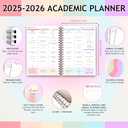 20252026 Academic Planner  Weekly Hourly Time-Blocking Planner with Monthly & Annual Calendars  A5 Size  Soft Touch Cover  Premium 120gsm Paper  100-Page Student Organizer for School Year | Colorful