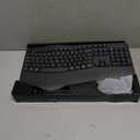 Wireless Keyboard and Mouse Combo,2.4G Full Size Wave Keys Ergonomic Keyboard with Wrist Rest for Natural Typing, 3 DPI Adjustable Ergonomic Silent Mouse for Computer/Laptop/Windows/Mac (Gray)