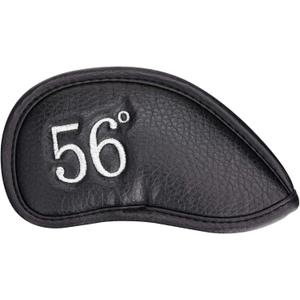 Craftsman Golf 1pc or 1 Set Synthetic Leather Black Golf Club Head Cover Wedge Iron Protective Headcover, (1pc 56°) Craftsman Golf 1pc or 1 Set Synthetic Leather Black Golf Club Head Cover Wedge Iron Protective Headcover, (1pc 56°)